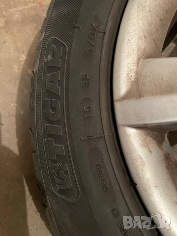 Оригинални джанти Audi 16” с летни гуми, снимка 6 - Гуми и джанти - 52552306