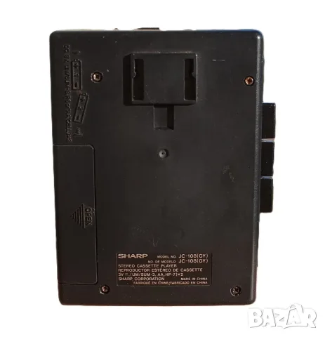 Sharp JC-108 уокмен oт 90-те, снимка 2 - Радиокасетофони, транзистори - 56259811