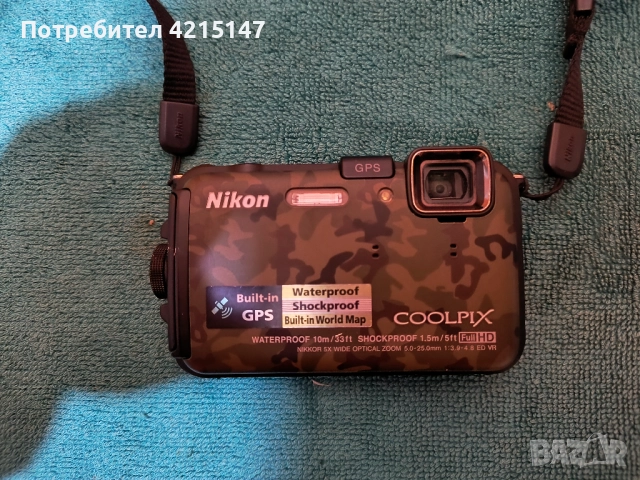 Nikon Coolpix AW100-Дигитална камера (Фотоапарат) 16MP Водоустойчив, удароустойчив