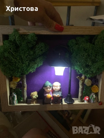 Ръчно изработени 3Д картини със скандинавски мъх