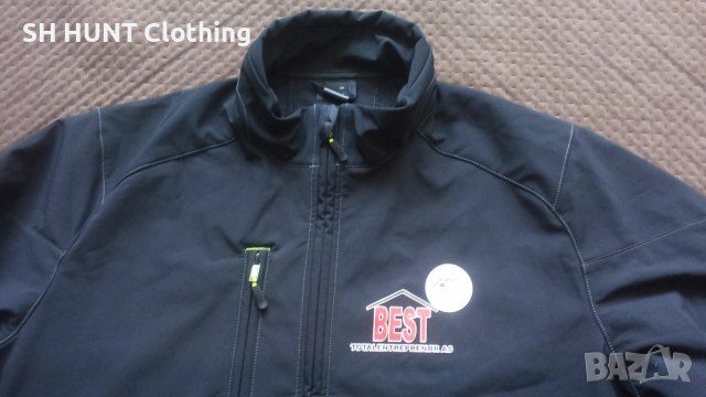 TESS Softshell Work Jacket размер 3XL яке горница вятърно устойчива и водонепромокаема W4-419, снимка 3 - Якета - 52075354