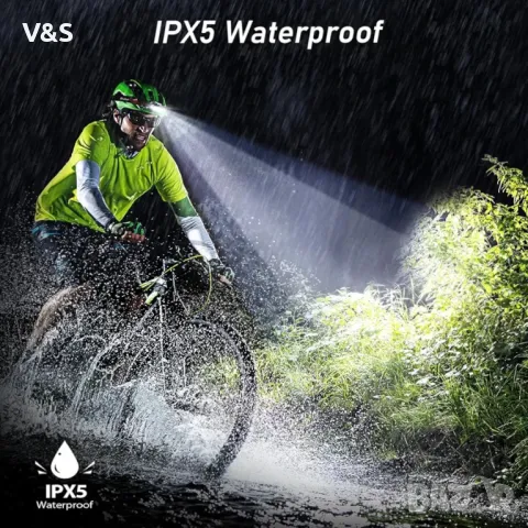 Челник Регулируемо водоустойчиво фенерче Blukar, акумулаторно с червени предупредителни светлини и , снимка 6 - Лед осветление - 48125830