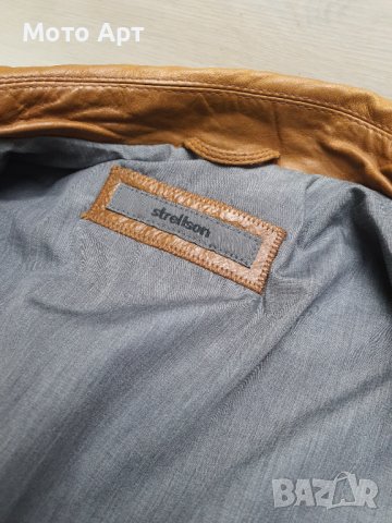 Кожено Яке Естествена Кожа STRELLSON Размер 54 ХЛ , снимка 4 - Якета - 40368194