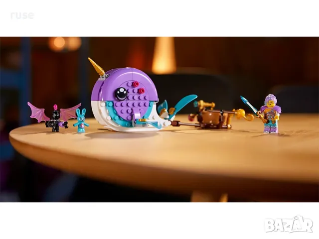НОВИ! LEGO® DREAMZzz™ 71472 2в1 Нарвалът на Изи Балон с горещ въздух, снимка 5 - Конструктори - 49514263
