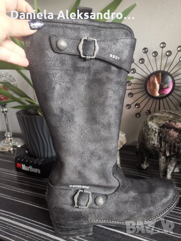 G star естествена кожа 40 номер , снимка 3 - Дамски ботуши - 35091060