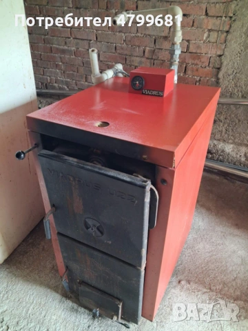 Чугунен котел Viadrus U22 на твърдо гориво