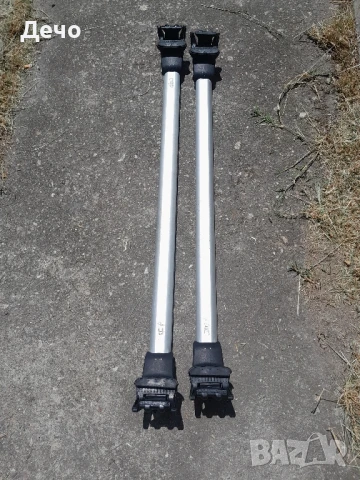 Оригинален Алуминиев багажник НАПРЕЧНИ ГРЕДИ за Mercedes W204 combi.Липсват 4те капачета, снимка 5 - Аксесоари и консумативи - 50697303