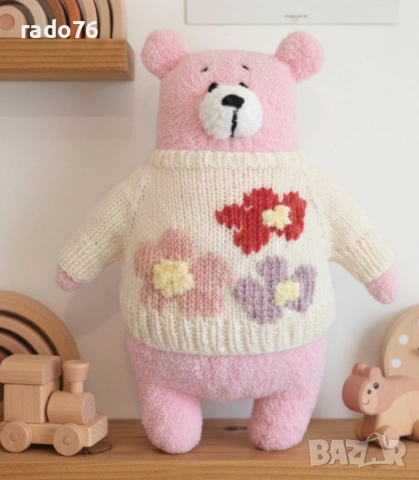 Ръчно Плетени мечета handmade , снимка 3 - Плюшени играчки - 54160967