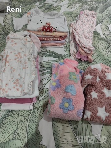 Лот дрешки за новородено момиченце - 50-62