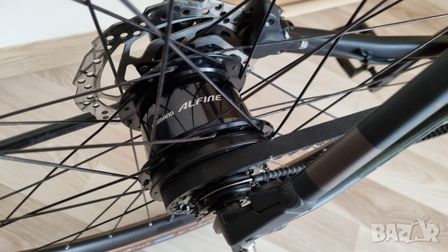 Градски велосипед с ремък Cube Hyde Race 2021, размер L, снимка 5 - Велосипеди - 44596798