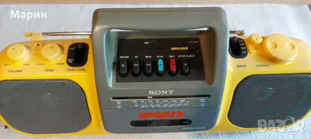 Касетофон Sony, снимка 2 - Радиокасетофони, транзистори - 49846992