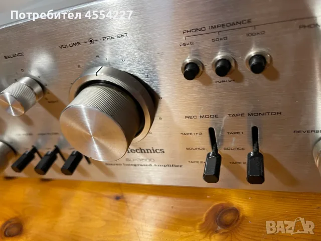 TECHNICS SU3500, снимка 4 - Ресийвъри, усилватели, смесителни пултове - 55779904
