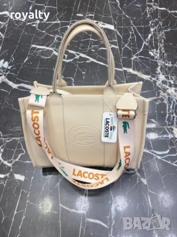 Lacoste Нова Дамска Кожена Чанта 