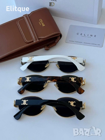 слънчеви очила celine с ув защита,калъф ,кутия и кърпичка на марката 