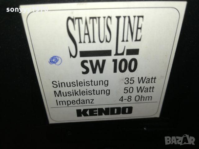 kendo status line sw100-1бр тонколона-внос швеицария, снимка 4 - Тонколони - 35350547