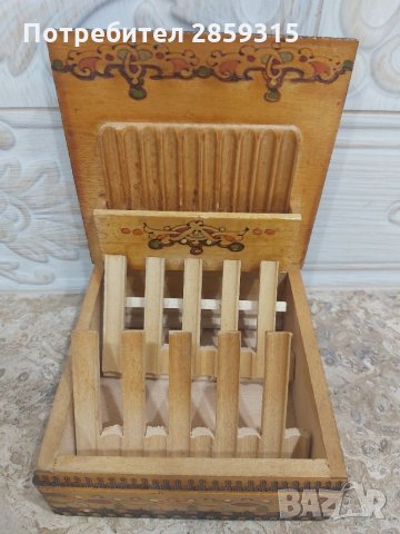 Страхотна и автентична табакера изцяло от дърво, снимка 5 - Табакери - 32120900