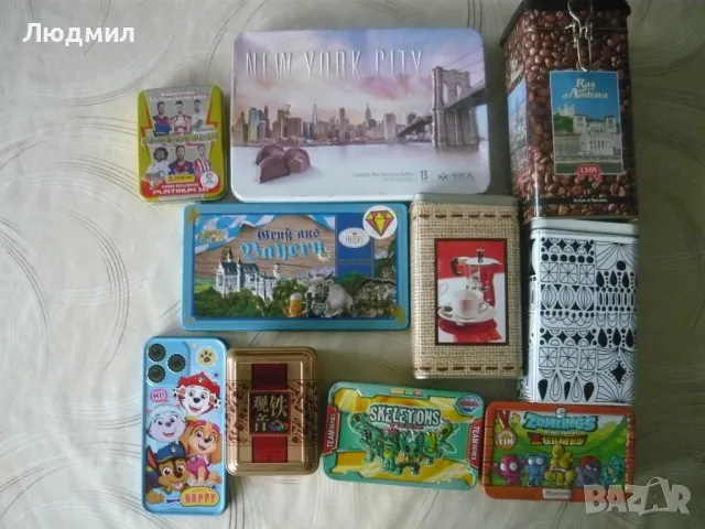 Стари автентични метални кутии, снимка 5 - Антикварни и старинни предмети - 11782677