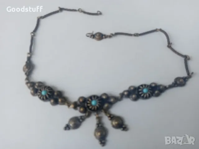 Стар накит,сачан,бронз,гердан,посребрен,колие,носии

, снимка 4 - Антикварни и старинни предмети - 47719684