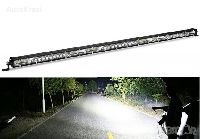 Лед бар слим Flood и Spot светлина 78см 12-24V 270W - HAL272, снимка 3 - Аксесоари и консумативи - 38703082