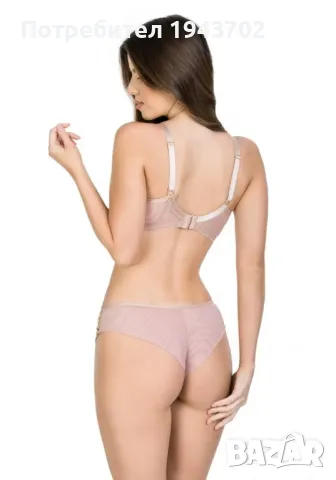 Сутиен с меки чашки в бежов цвят NAKED 19120 MEDIOLANO, снимка 3 - Бельо - 47519663