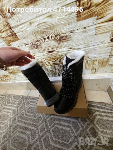 дамски ,водонепромукаеми боти с вата, снимка 3 - Дамски боти - 53165678