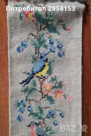 Ръчно изработен гоблен за стена, снимка 3 - Антикварни и старинни предмети - 49607269