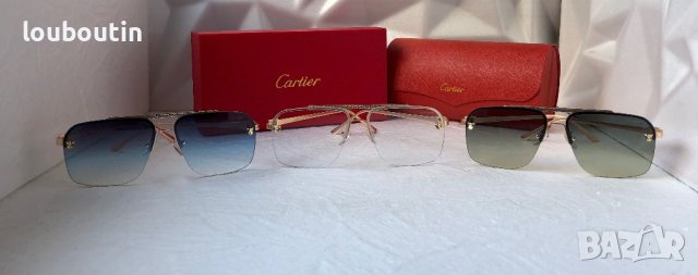 Cartier 2023 висок клас слънчеви очила Мъжки Дамски слънчеви 3 цвята, снимка 13 - Слънчеви и диоптрични очила - 40515443