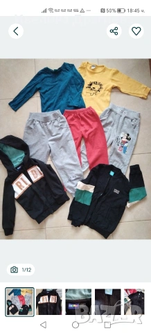 лот дрехи за момче 104/116