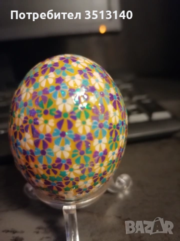 5 бр. уникално декорирани великденски яйца, снимка 8 - Декорация за дома - 53115083