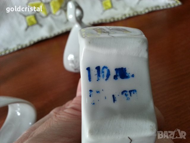 Стар български порцелан салфетници , снимка 2 - Антикварни и старинни предмети - 42170488