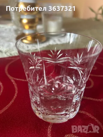  Български кристален комплект чаши, снимка 3 - Сервизи - 56292951
