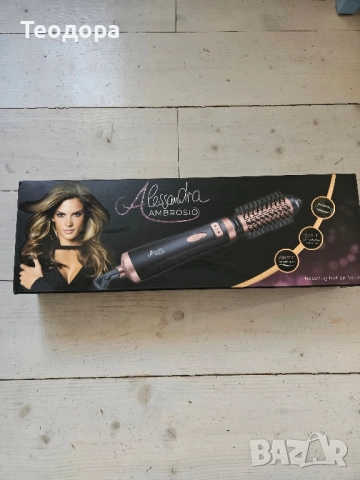 Въртяща се четка / сешоар с горещ въздух за коса, снимка 3 - Аксесоари за коса - 52596805