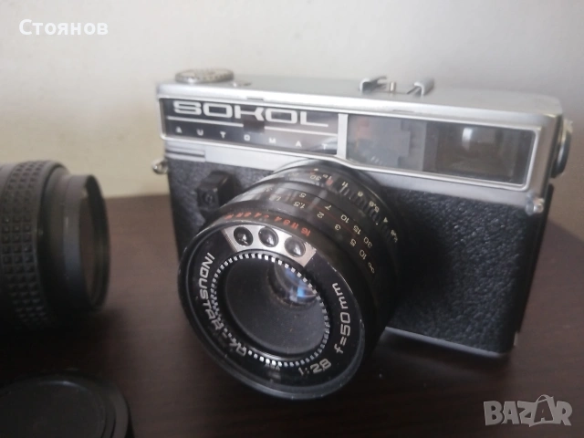 Камери PRAKTICA BC-1, REVUEFLEX SLR, PETRI DREST, ZORKI 4, SOKOL AUTOMAT , снимка 18 - Фотоапарати - 46333827