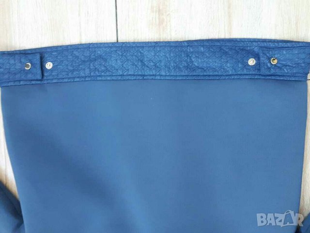 Ново тъмносиньо яке с неопрен С размер, снимка 5 - Якета - 30672986