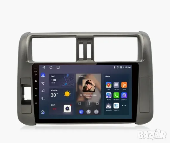 Мултимедия, Toyota Land Cruiser, Prado 150, Навигация, Двоен дин, Android, 2DIN, Андроид, тъч, плеър, снимка 1 - Аксесоари и консумативи - 49539836