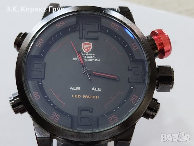 Мъжки часовник Shark Stainless Steel, снимка 5 - Мъжки - 42351289