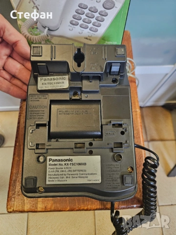 Стационарен телефон Panasonic KX-TSC10MXB В отлично техническо и визуално състояние., снимка 8 - Стационарни телефони и факсове - 51961218