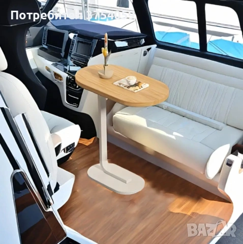 Многофункционална C-образна масичка за кафе, за хол и спалня, снимка 12 - Маси - 53085117