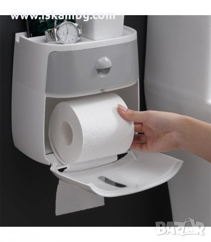 ВОДОУСТОЙЧИВА ПОСТАВКА ЗА ТОАЛЕТНА ХАРТИЯ С ЧЕКМЕДЖЕ - код 17500, снимка 5 - Други - 33919860