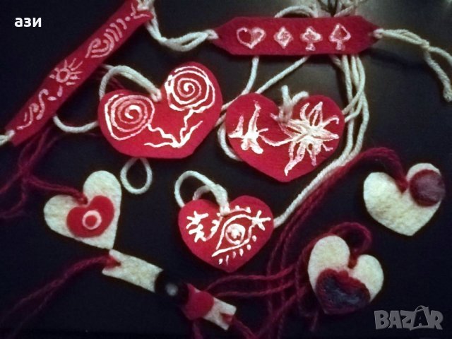 Мартеници от вълна, арт модели, снимка 2 - Други - 31646418