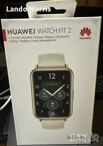 Смарт часовник Huawei Watch Fit 2 + подарък - метална каишка