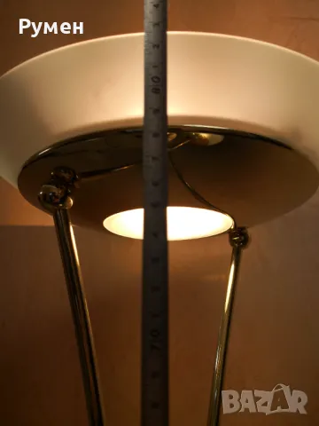 Месинг подова лампа, снимка 3 - Лампиони - 50410119
