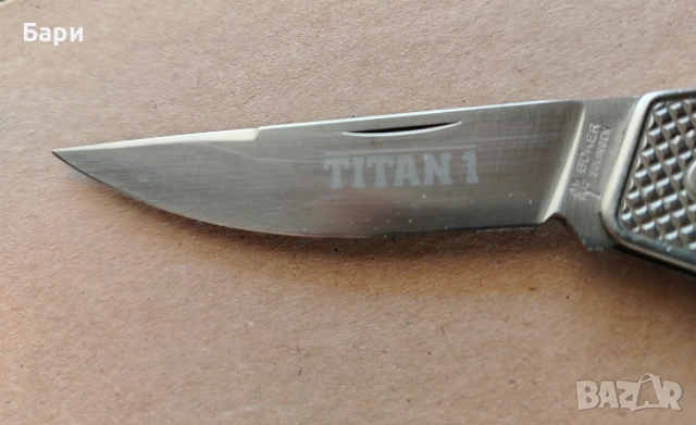 СГЪВАЕМ НОЖ ,НОЖ, НОЖКА BOKER TITAN 1 TITANIUM, снимка 7 - Ножове - 54317542