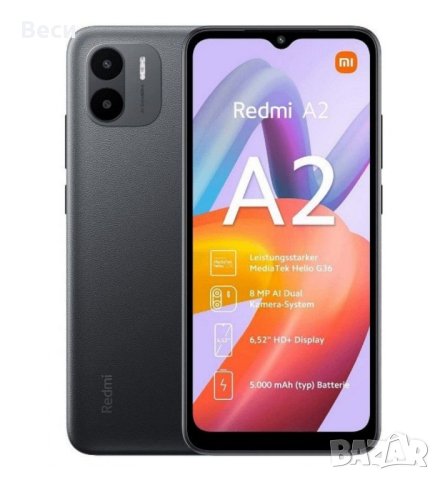 Телефон Redmi A2 black 3GB RAM 64GB ROM, снимка 2 - Xiaomi - 44147028