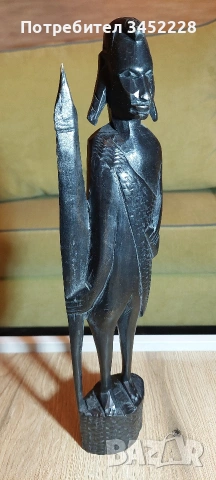 Дърворезба масив за ценители 39см , снимка 2 - Декорация за дома - 54000104