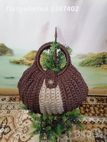 страхотна плетена чанта 