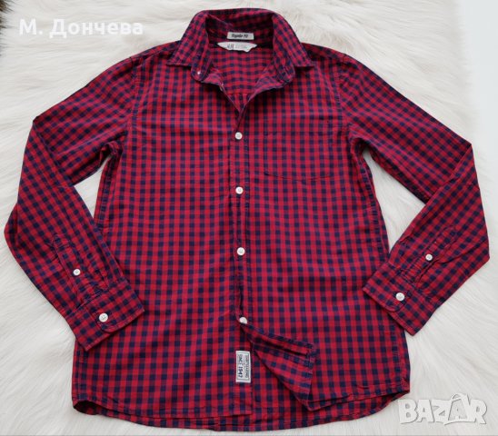 Карирана риза H&M 11-12 години  