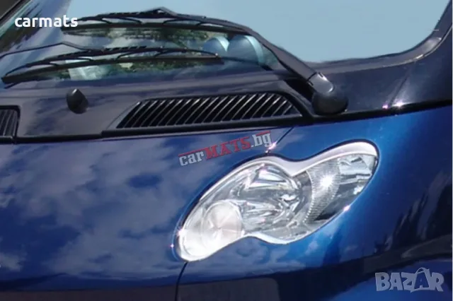 Вежди за фарове за Smart ForTwo (1998-2007) - Черен - EU
