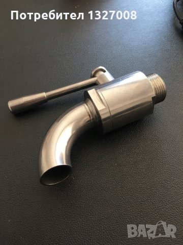 Сферичен кран, неръждаем 3/4 с коляно, снимка 4 - Други машини и части - 29936154