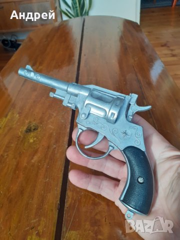 Стар детски метален пистолет #15, снимка 2 - Други ценни предмети - 31541363